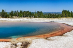 TURQUOISE POOL. YOSEMITE NATIONAL PARK. WYOMING