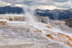 Mammoth Hot Springs. Yellowstone National Park. Wyoming