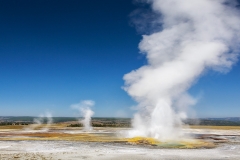 Clepsydra Geyser. Yellowstone National Park. Wyoming